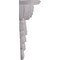 Ekena Millwork 9 3/4"W x 4 1/2"D x 12 1/8"H Tassel and Ribbon Shelf SH09X04X12CH - alternate 3